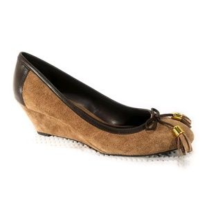 Lauren by Ralph Lauren Suede Wedge